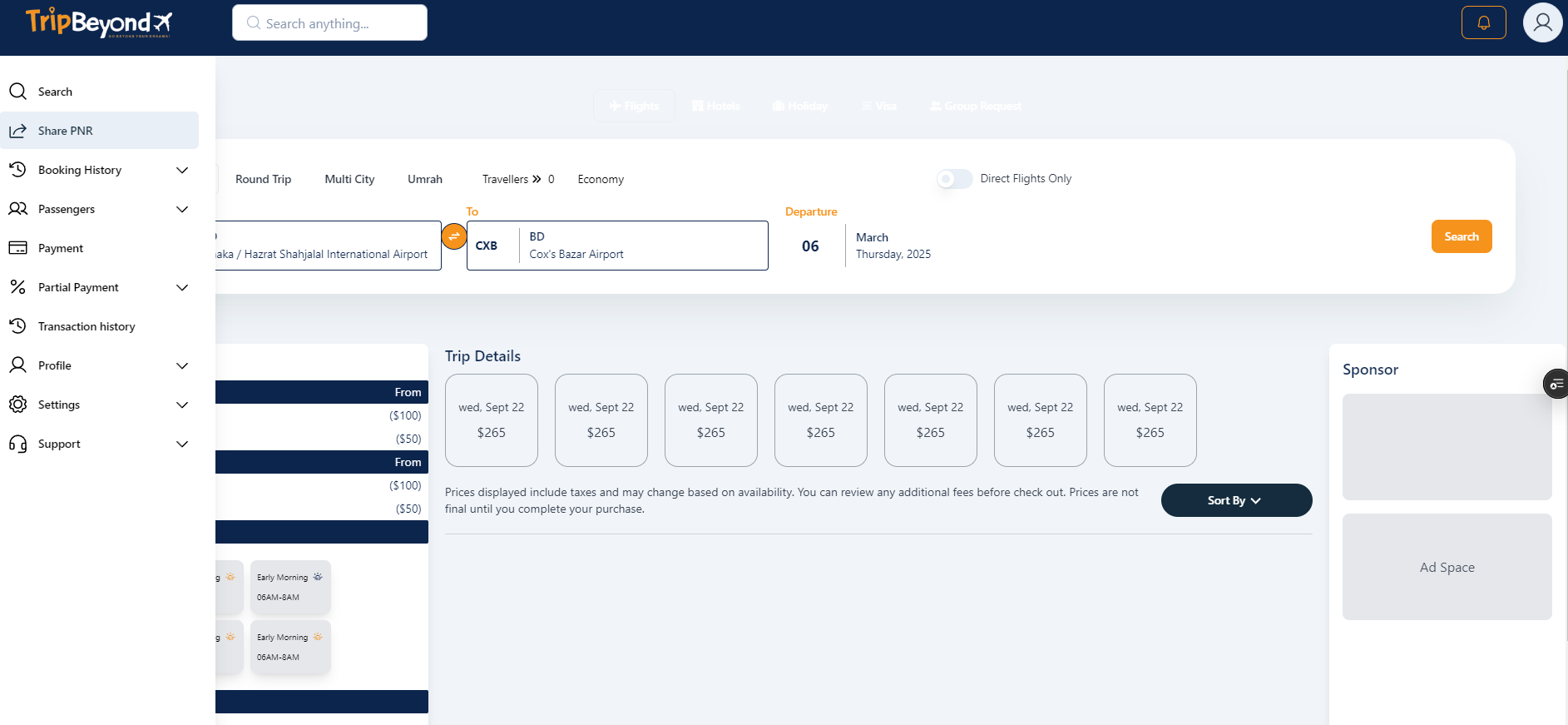 Flight Booking Portal B2B