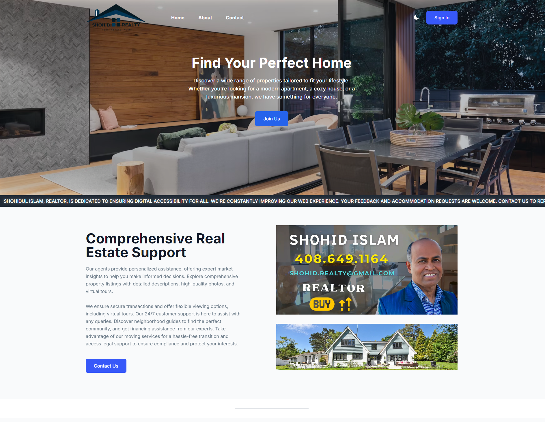Realtor Website USA